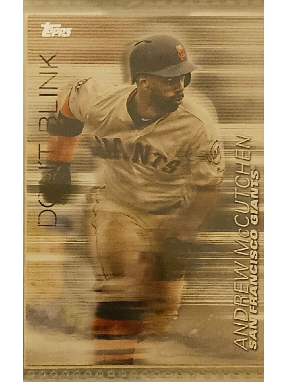 2018 Topps Update Don't Blink Insert #DB-15 Andrew McCutchen Giants